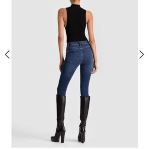 Alice + Olivia Dark Blue “You look SO Good” Skinny Jeans $198
